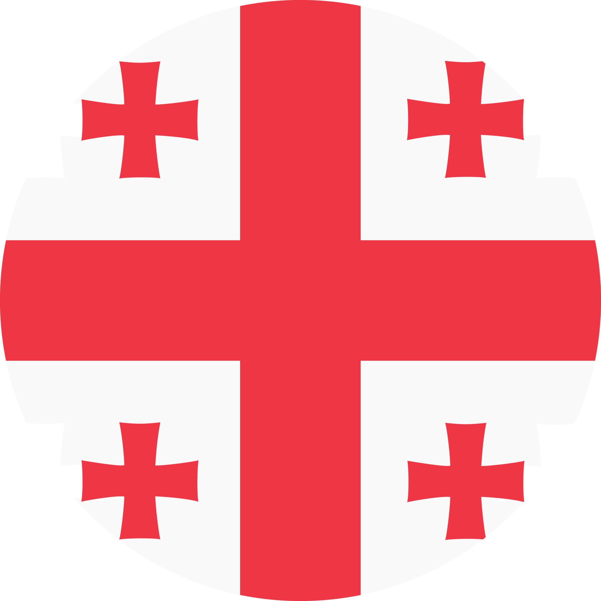 Circle Flag of Georgia